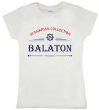 Asti Rövid ujjú női póló Balatonos mintával