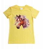 Asti Rövid ujjú póló, Lovas mintával