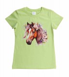 Asti Rövid ujjú póló, Lovas mintával