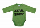 Asti Star baby feliratos hosszú ujjú baba body