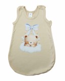 Asti Ujjatlan Bébi Hálózsák,vékony pamut, 1 TOG