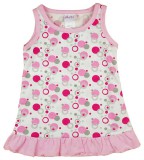 Asti Ujjatlan mintás vékony pamut kislány ruha