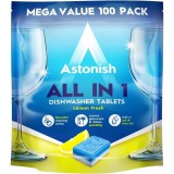 Astonish Cleaners Europe Ltd. Astonish All in One Mosogatógép tabletta 100db-os citrom