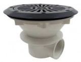 Astral fenékürítő fóliás 2 colos menetes csatlakozás D23cm antracit #00271CL144