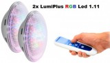 Astralpool Astral LumiPlus PAR56 RGB 2db színes LED izzó 22W távirányítóval #59127