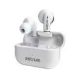 Astrum ET310 BT V5.3 sztereo TWS headset dual mikrofonnal, USB-C töltőtokkal, fehér