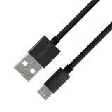 Astrum Verve UM20 USB - micro USB bliszteres adatkábel 2.0A, 1.0M fekete