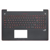 ASUS 90NB04L3-R31HU0 gyári új magyar, fekete háttérvilágított laptop billentyűzet