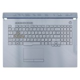 ASUS 90NR01T6-R32HU0 gyári új magyar kék 4 zónás RGB háttérvilágításos laptop billentyűzet
