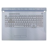 ASUS 90NR01T6-R37HU0 gyári új magyar kék RGB háttérvilágításos laptop billentyűzet