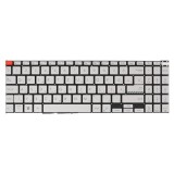 ASUS 9Z.NLHBN.10Q gyári új magyar háttérvilágításos ezüst laptop billentyűzet, keret nélkül