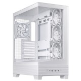 ASUS A31 Plus TG ARGB WHITE Midi Tower Fehér