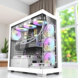 ASUS DARKFLASH i7-12700F/32DDR5/1TB NVME/RTX5060 8GB/Vízhűtés Gamer PC AKVÁRIUM házban