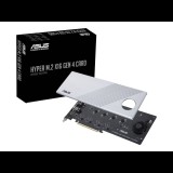 ASUS HYPER M.2 X16 GEN 4 CARD - interface adapter - M.2 Card - PCIe 4.0 x16 (90MC08A0-M0EAY0)