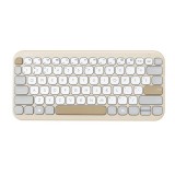 Asus Marshmallow KW100 vezeték nélküli billentyűzet, HU, Bluetooth, oat milk