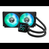 ASUS Prime LC 240 ARGB Számítógép ház Minden az egyben folyadékhűtés 12 cm Fekete (90RC0111-B0EAY0)