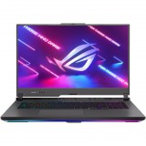 Asus Retail ASUS ROG Strix G17 G713PV-HX198W AMD Ryzen™ 9 7940HX Laptop 43,9 cm (17.3") Full HD 16 GB DDR5-SDRAM 1 TB SSD NVIDIA GeForce RTX 4060 Wi-Fi 6E (802.11ax) Windows 11 Home Német Fekete, Szürke (90NR0C34-M00FV0)