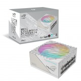 ASUS ROG Loki, 850 W, SFX-L, Platinum 80+, Aura, ARGB, ATX 3.0, Fehér tápegység