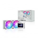 Asus ROG RYUJIN III 240 ARGB White 600 - 2200 RPM, LCD, 70.07 CFM Fehér vízhűtés