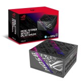 Asus ROG Strix 850W Platinum moduláris tápegység, ATX 3.1, 80 Plus Platinum, PCIe 5.1, fekete