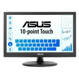ASUS Touch VT169HE számítógép monitor 39,6 cm (15.6") 1920 x 1080 pixelek Full HD LED Érintőképernyő Asztali Fekete