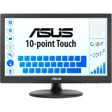 ASUS Touch VT169HE számítógép monitor 39,6 cm (15.6") 1920 x 1080 pixelek Full HD LED Érintőképernyő Asztali Fekete (90LM09V1-B01170)