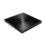 ASUS ZenDrive U7M külső ultravékony DVD-író (90DD01X0-M29000), fekete, USB-A csatlakozóval, 2× M-DISC DVD-vel
