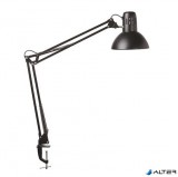 Asztali lámpa, energiatakarékos, felfogatható, MAUL 'Study', fekete