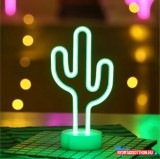 Asztali LED-es neon világítás (kaktusz) x