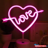Asztali LED-es neon világítás (love szív) x