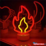 Asztali LED-es neon világítás (tűz) x