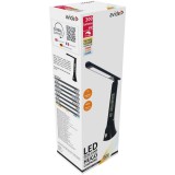 Asztali LED lámpa, Hugo, kijelzős, 6W, 5000K, AVIDE, fekete