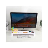 Asztali rendező állvány, monitortartó, monitor állvány, tároló fehér (KY-1013-white)