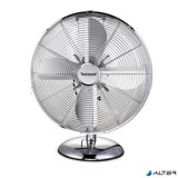 Asztali ventilátor, 30 cm, 45 W, TECHWOOD, króm