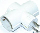 . Átalakító, 3 csatlakozóaljzat, földelt