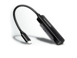 Átalakító Axagon USB3.2 Type-c to 2.5" Sata+táp Fekete