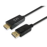 Átalakító Kábel - 119390 (DisplayPort - HDMI kábel, apa/apa, 2m) (EQUIP_119390)