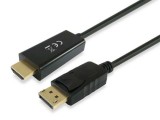 Átalakító kábel, DisplayPort-HDMI, 3m, EQUIP (EP119391)