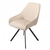 Ateir AS130 - Forgó étkezőszék - Latte bársony