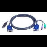 ATEN 2L5503UP KVM kábel Fekete 3 M (2L-5503UP)