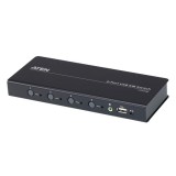 ATEN KM Switch USB Boundless, 4 port (kábelt tartalmaz) (CS724KM-AT)