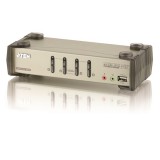 Aten kvm switch usb vga + audio, 4 port - cs1734b cs1734b-at-g