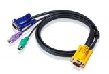 ATEN PS/2 KVM Cable with 3 in 1 SPHD 3m Black 2L-5203P