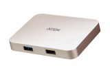 Aten UH3235 USB-C 4K Ultra Mini Gaming Dock with Power Pass-through