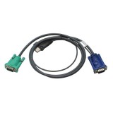 ATEN USB KVM Cable with 3 in 1 SPHD 1,2m Black 2L-5201U