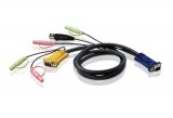 ATEN USB KVM Cable with 3 in 1 SPHD and Audio 3m 2L-5303U