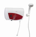 Átfolyós melegvíz, elektromos, Atmor Lotus, zuhanyzóhoz, 3 fűtési fokozat 2 kW/3,5 kW/ 5,5 kW, 300 x 182 x 95 mm