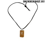 Atlanta Falcons medál - gravírozott címerrel, ajándék bőrszíjjal