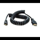 Atomos Micro HDMI - Full HDMI spirálkábel 50cm (ATOMCAB014) (ATOMCAB014)