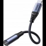 Audio adapter Joyroom SY-C01 Type-C to 3.5mm (black) (6956116773854)